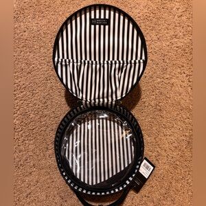 Hudson and Bleecker Petro Nomad Black and White Striped Travel Bag. NWT